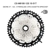 SHIMANO XT CS-M8100 12-Speed Cassette MTB Micro Spline Cassette 10-51T