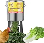 Commercial Food Processors and Choppers with 4 Blades, Heavy-duty Stainless Stee Vegetable Slicer Cutter for Poultry Feed, Vegetable Chopper Farm Equipment for Chickens, Ducks, Pigs(1000W)