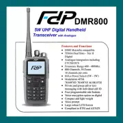DMR Radio - FDP DMR800 5W UHF Digital Handheld Transceiver with analogue