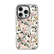 iPhone 16 Pro Clear Case MagSafe Compatible Terrazzo