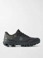 [LOEWE] LOEWE - + On Cloudventure 2.0 Rubber-trimmed Paneled Recycled-mesh Sneakers - Gunmetal - 37 37 Metallic