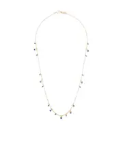 chain-link pendant necklace One size Yellow