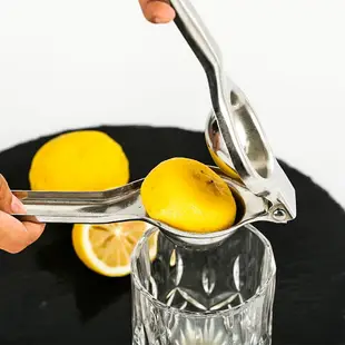 不銹鋼檸檬夾 檸檬榨汁機 檸檬壓汁器 手動榨汁器 小型酒吧壓汁器