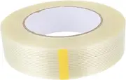 1pc Fiberglass Tape Reinforced Packing Tape Sealing Tape Bundling Tape Duct Reinforced Strapping Tape Construction Grade Tape Self-Adhesive Tape Stripe Glass Fiber Mold White