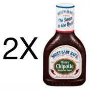 Sweet Baby Ray's Honey Chipotle Barbecue Sauce BBQ Sauce 2X 510g 18 oz