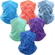 Neck Gaiter Face Mask Scarf Reusable Bandanas Tube UV Protection Balaclava Mask