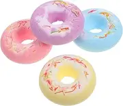 ASAKKURA 4pcs Cake Shape Bath Salt Soaking Balls Skincare Nourishing Relaxing Spa Bath Set Random