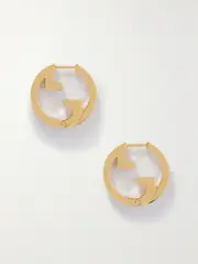 [Gucci] Gucci - Blondie Gold-tone Earrings - One size One size Gold