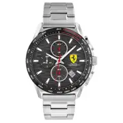 Scuderia Ferrari Pilota Evo Stainless Steel Grey Dial Chronograph Men's Watch - 830881