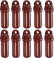 [uxcell] 10Pcs Floating Keychain, Float Key Ring Holder with Waterproof Container, Float Key Pendant for Boating, Fishing, Water Sports, Coffee