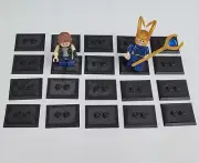 Lego Minifig Base Plates x20 - 3d Printed - ANY COLOR - Rectangle, beveled