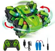 NiCuZnGa RC Drift Car Toys 4WD Double Side Rotating Stunt Electric Racing