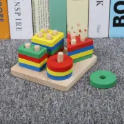 Wooden Puzzle Toy Baby Cockatiel Educational Toys Bird Foraging Chewing