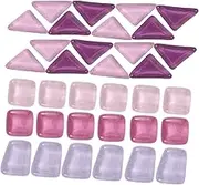 Cabilock 1 Set Mosaic Patch Purple Mosaic Tiles DIY Supplies Stone Mosaic Pool Mosaics Mosaic Kitchen Tiles Mosaic Tiles for DIY Crafts Mosaic Tiles for Crafts Mosaic Floor Tiles Glass