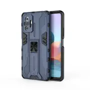 2PCS Shockproof Case For Redmi Note 9 Pro Max Stand Phone Cover for Xiaomi Redmi Note 9 Pro Max - Blue Redmi Note 9 Pro Max