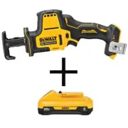 DEWALT Reciprocating Saw ATOMIC 20V MAX Cordless Brushless Compact Reciprocating