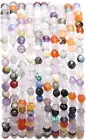 Faceted Mix Colored Stone round Loose Semi Gemstone Beads for Jewelry Making 3-3