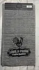Loud & Proud Farm Raised Rooster Black White Table Runner Tapestry 13” X 48”