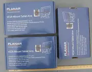Lot 3 Tablet / E-reader Universal Mount Planar VESA Monitor Adjustable Arm