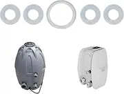 [Autoacc] Connector Seal Gasket Set, Air Pump Gasket Compatible with Bestway Saluspa Coleman Lay-z-spa Inflatable Hot Tub Hearter Spa Replacement Parts (1xA+4xB/C)