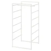 JONAXEL wardrobe combination, white, 50x51x104 cm