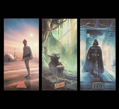 Kevin Wilson - Star Wars Trilogy - Triptych - Limited Edition of 420 - 2022