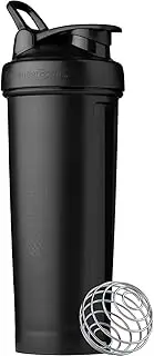 BlenderBottle Classic V2 Shaker Bottle Perfect for Protein Shakes and Pre Workout, 32-Ounce, Black