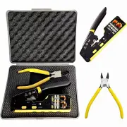 ZoeRax Rj45 Pass Through Crimp Tool Kit, Cat6 Cat6A Cat5 Cat5e Crimper