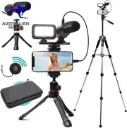 Ivlogger Vlogging Kit for Iphone with Fullsize Tripod - Lightning Compatible Vlo
