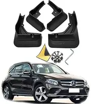 Custom mudflaps Set for Benz GLC 2017-2023 Molded Custom Front and Rear Mudflaps Splash Guards Flares Kit 4-PC Auto Accessories,2023+ (Color : 2023+)(2017~2019)