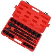 [MaXpeedingrods] 21pcs 3/4" 19mm-50mm Drive Deep Impact Socket Set Garage Repair Sockets Ratchets