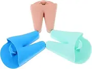 VALICLUD 3pcs Silicone Cleansing Brush Facial Scrubber for Face Silicone Face Scrubbers Face Cleaning Brush Brush Manual Cleansing Brush Face Wash Brush for Women Care Silica Gel