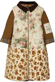 [ERDEM] BARBOUR WAXED COTTON COAT M MULTICOLOR