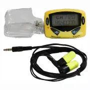 IntaRace UHF Race Control Radio Receiver With Memory Foam In Ear Speakers