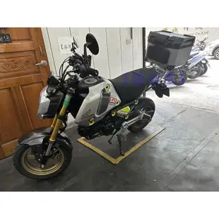 【新北新莊箱架屋】HONDA MSX 3代 grom 後架 貨架 後箱架 漢堡架 貨架 + 途者 36 銀 + 靠背