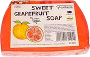 Solid Soap: 100g Hand Soap Solid with Gentle Grapefruit Fragrance - Vegan Soap - Handmade Soap - Hand Soap - Vegan Soap - Fantasia Vegan Soap