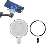 Magnetic Mount Adapter Base Module for DJI Osmo Mobile 6/7P Camera Matte Surface Dual-Sided Precision Fit with Groove Lock Includes Extra Magnetic Ring Portable & Compact for Travel