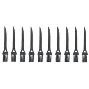 Set Of 10 P8842 Cleaning Brushes 8.5Cm Flat Head With Shrill Tail