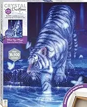 Crystal Creations Canvas: White Tiger Magic