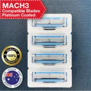 Smooth Shave Razor Refill Cartridges 3-Blade Razors for Gillette Mach3 Handle