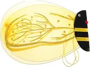 MOBUTOFU Charming Toddler Bee Wings Bumble Bee Costume Accessory for Children's Day Events School Performances