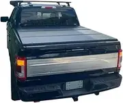 STIDPFZX Folding Tonneau Covers Hardtop Lift Tri-fold Cover Compatible for F150 Accessories/Ranger/XLT/Raptor/wildtrak