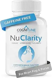 NuClarity - Premium Nootropic Brain Supplement - Focus, Energy, Memory Booster - Mental Clarity & Cognitive Support - Ginkgo Biloba, Bacopa Monnieri, Alpha-GPC, Phosphatidylserine, Rhodiola Rosea