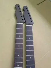 22 Fret Left Hand Wenge Tele Electric Guitar Neck Fretboard Abalone Dot Gloss