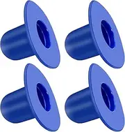 SKARUMMER Pool Wall Plug Replacement for Intex Bestway Coleman Summer Escape Ground Swimming Pools Filter Pump Strainer Hole Plug Stopper (4 Pack Blue)