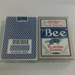 撲克牌 Bee 美國正92橋牌金邊藍色