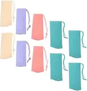 IWOWHERO 16pcs Soap Saver Bag Bar Soap Holder Mesh Shampoo Bar Bag Travel Bathroom Storage