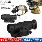 200M 2X Monocular Night Vision Helmet Scope Hunting NVG Rhino Arm 850mm 1/4CMOS