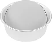 Alipis Anodized Aluminum Cake Mold with Removable Base Non Stick Baking Tins for Chiffon Mousse Heavy Cakes for Home Professional Use