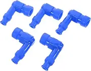 NOLITOY 5pcs High Temperature Spark Plug Caps for Vehicles Durable Replacement Boots Engine Performance Improvement Compatible with Lawn Mowers Scooters